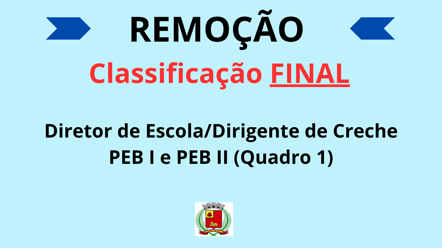 Imagem notícia REMOÇÃO Classificação Final